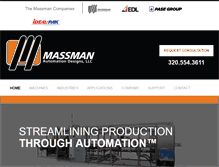 Tablet Screenshot of massmanllc.com